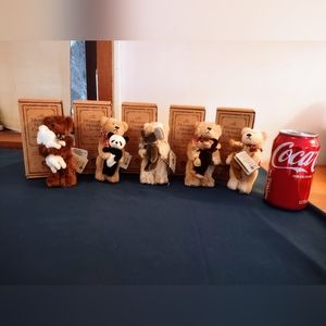 NEW Boyds mohair miniature 5 bears